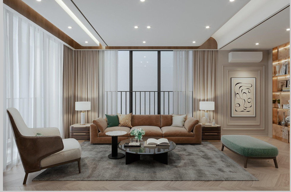 Phòng khách chung cư