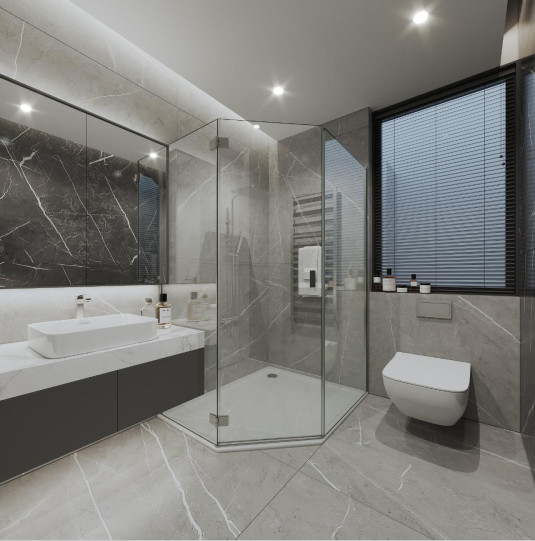 Phòng tắm chung cư